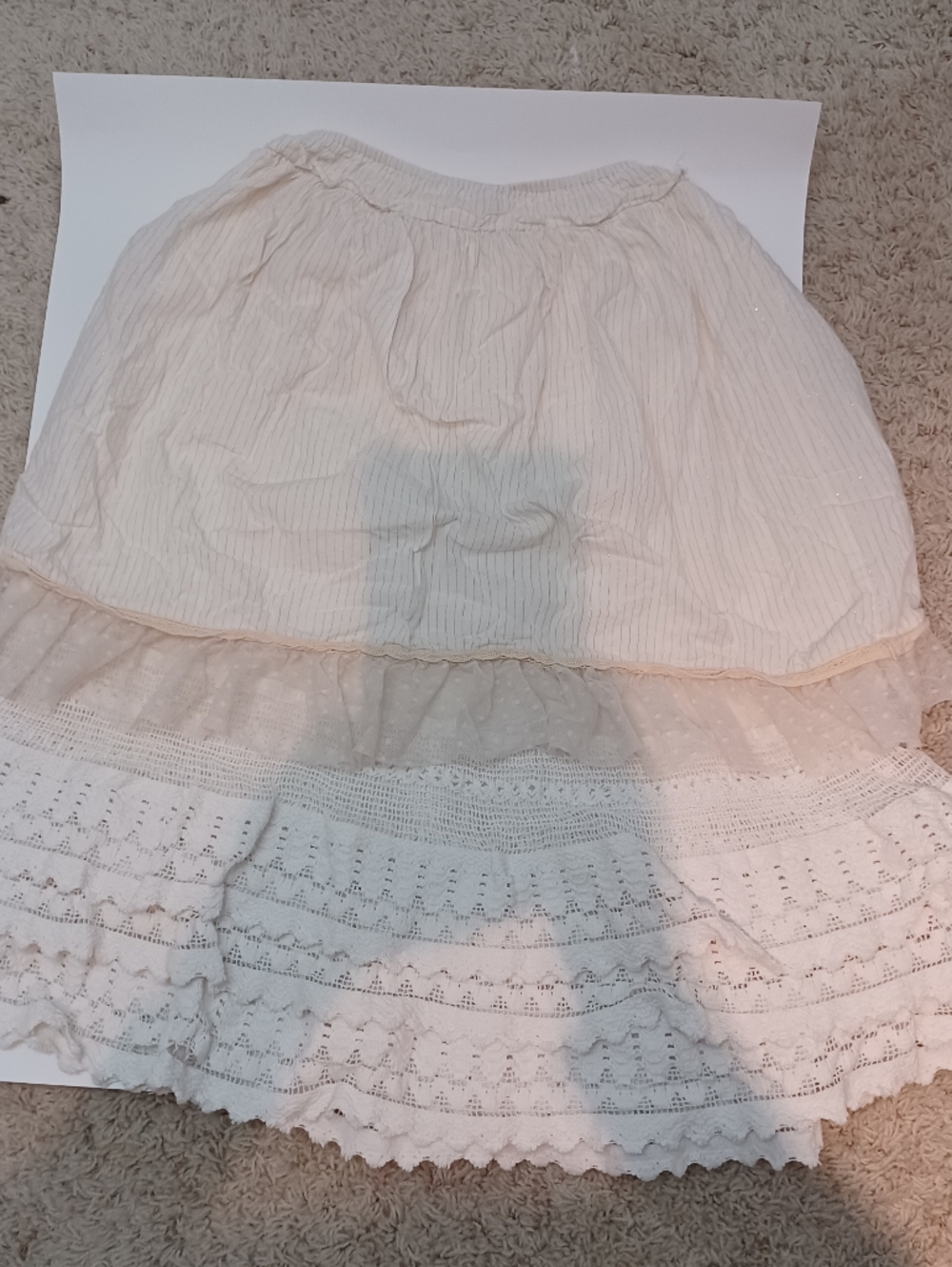 Cropped Ruffle Velvet Jacket in Rust Brown For Young Girls - Picture 3 of 3
